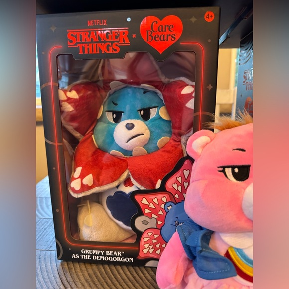 Netflix Care Bears - Stranger Things Complete Set: Eleven Dustin Will Mike Lucas - Picture 4 of 15